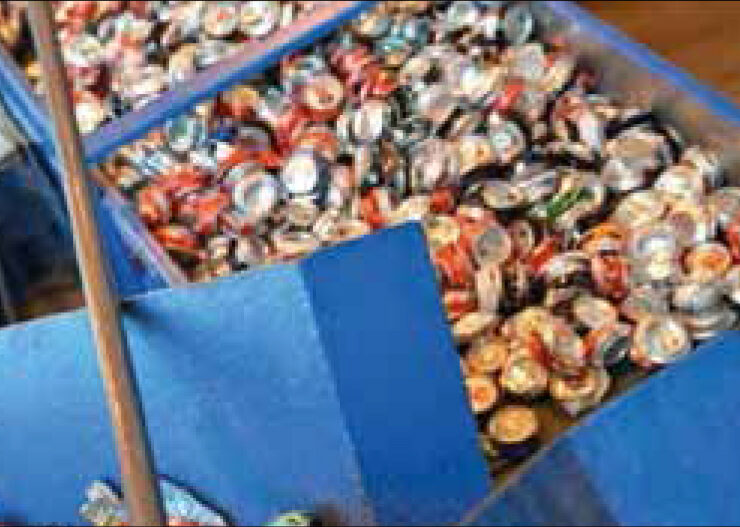 2. Διαλογή από σιδερένια κουτιά που τυχόν βρεθούν.